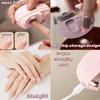 2 IN 1Electric Nail Clipper Automatic Nail Care Kit Manicure Nail Trimmer For Adult Baby Finger Toe Scissors Pedicure Thick Nails Cutter Sharpener