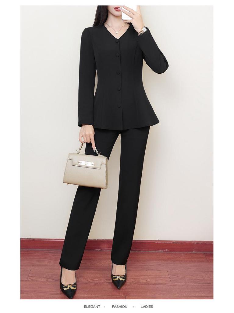 Übergröße Damen Formaler Anzug Jacke & Top Set - 2023 Frühling/Herbst Kollektion