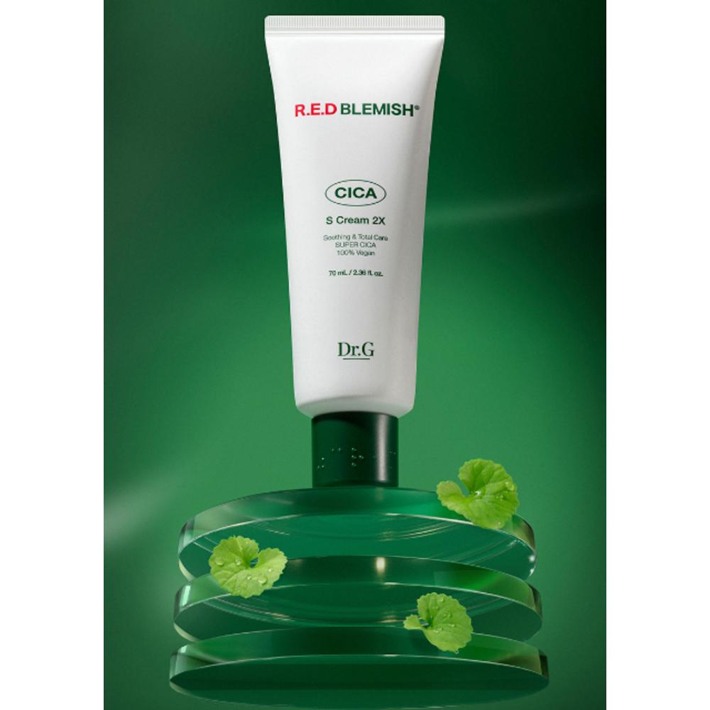 Dr.G Vegan Red Blemish Cica S Cream 2X, 70ml, 4 Units