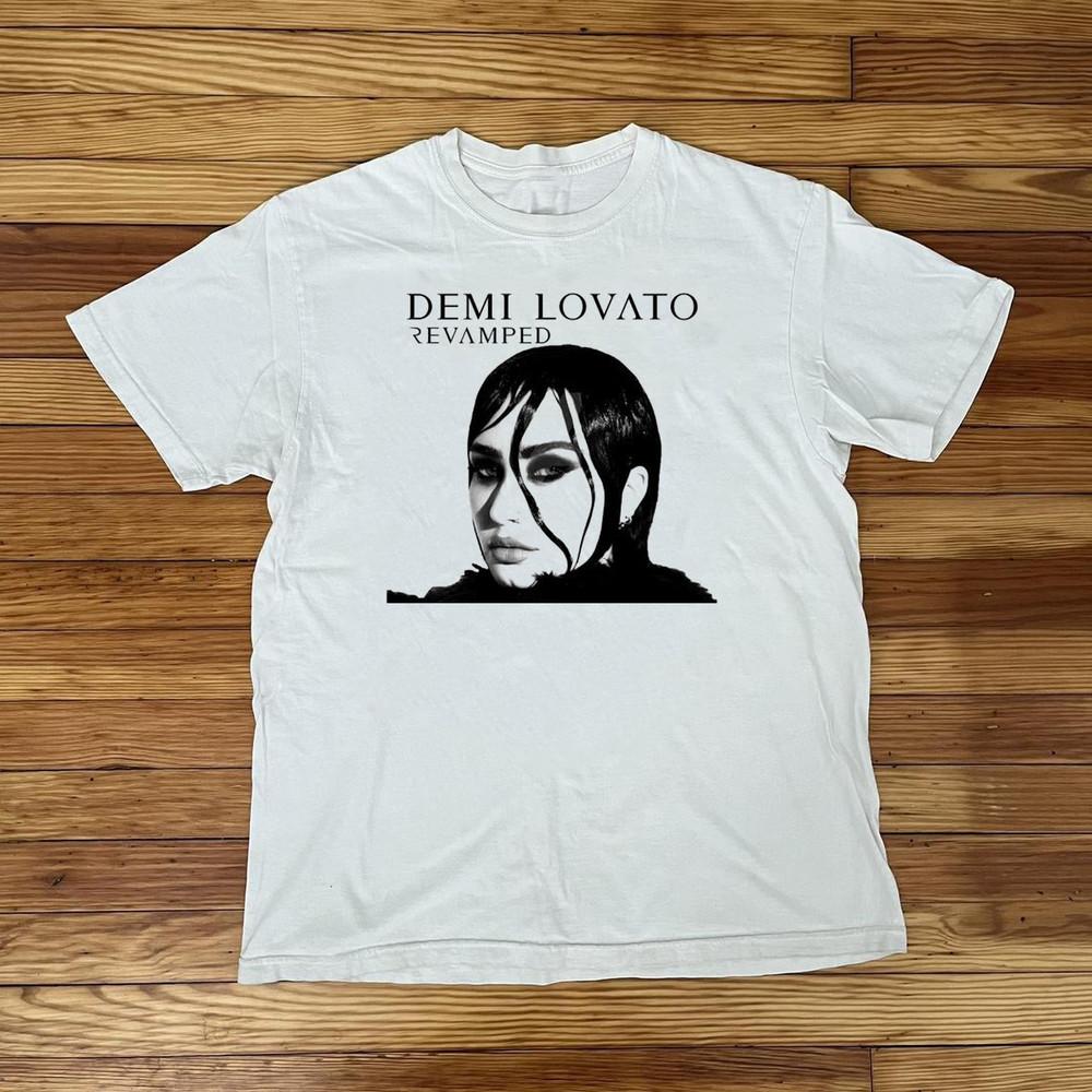 Demi Lovato White Cotton Shirt All size S5XL Xmas Gift CS127 Unisex T-Shirt XXXL