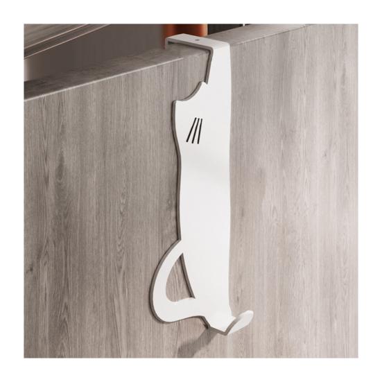 Behind The Door Hook No Drill Hooks Easy Hanging Waterproof Hook for Bathroom Kitchen Bedroom Balcony