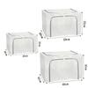 Baona Oxford Cloth Large Capacity Folding Storage Box for Clothes and Quilts