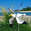 2025 New Seagull Windmill Garden Outdoor Bird Holiday Decorative Wind Spinners Personalized Courtyard Decor Gift Accessories