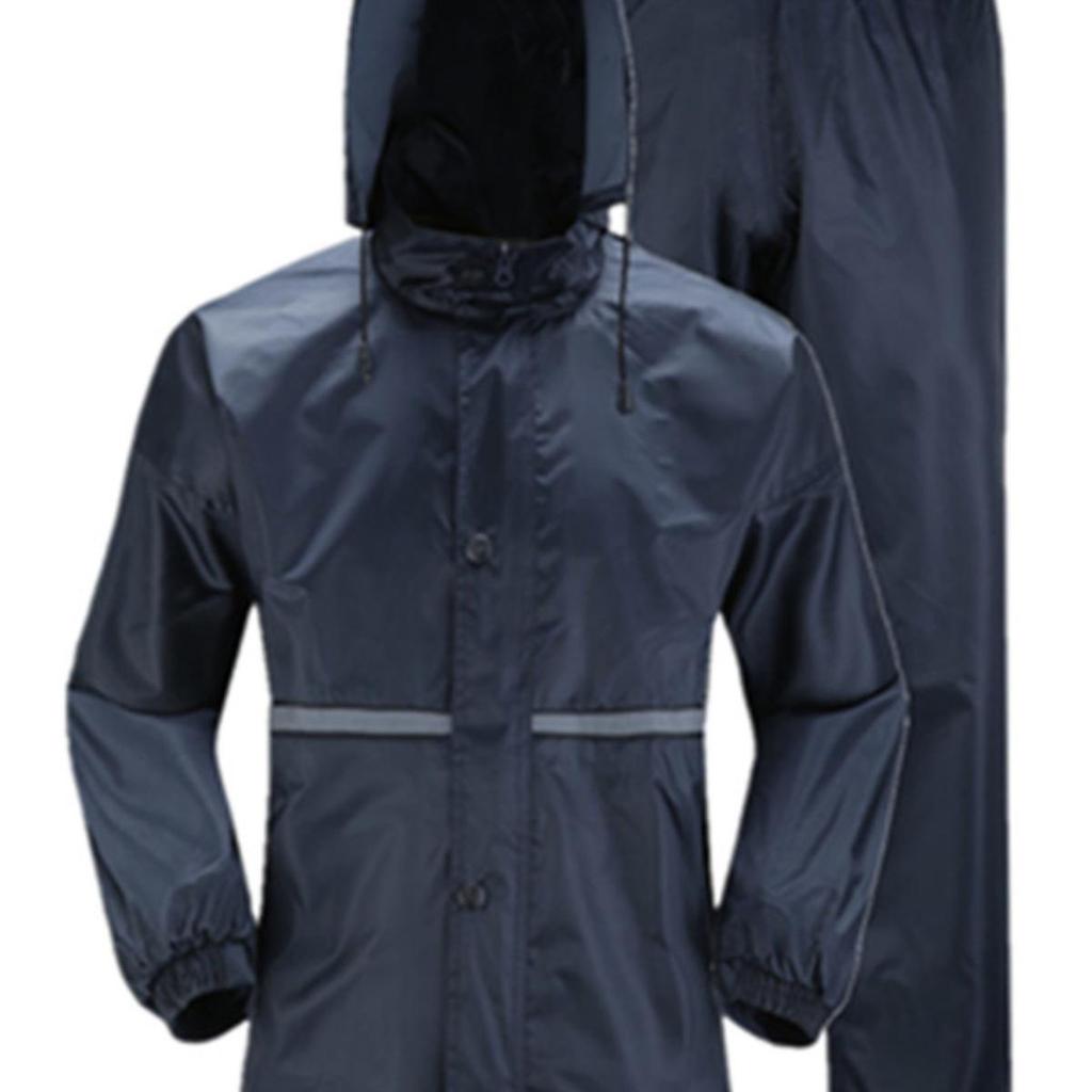 Durable Tear-Resistant Waterproof Raincoat and Pants Set for Outdoor Construction