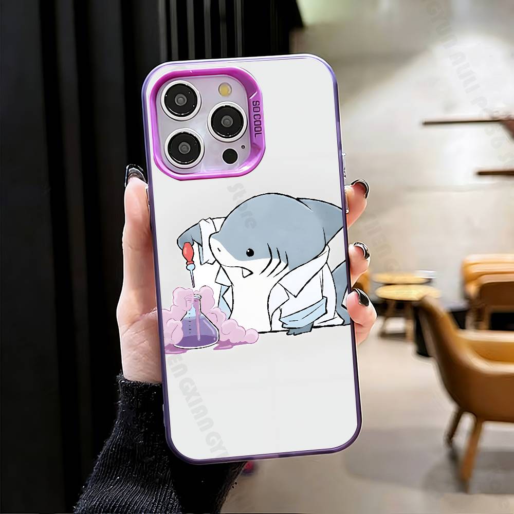 Cut Shark Phone Case For IPhone 17 16e 16 15 14 13 12 Pro Max X XS MAX Back Cover