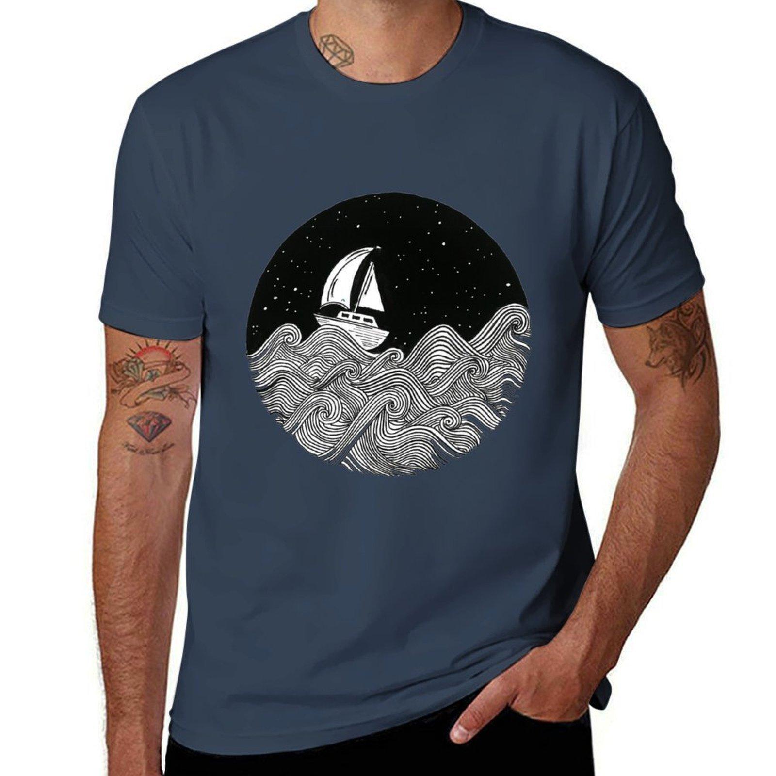 Sailing Away Tshirt Basic Plain Tee For Spring And Summer S