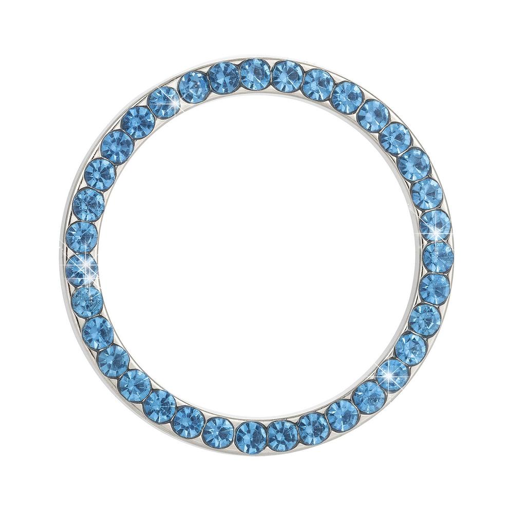 2/1Pcs Start Stop Push Button Engine Ignition Switch Protective Cover Bling Rhinestone Ring Circle Trim Car Interior Accessories