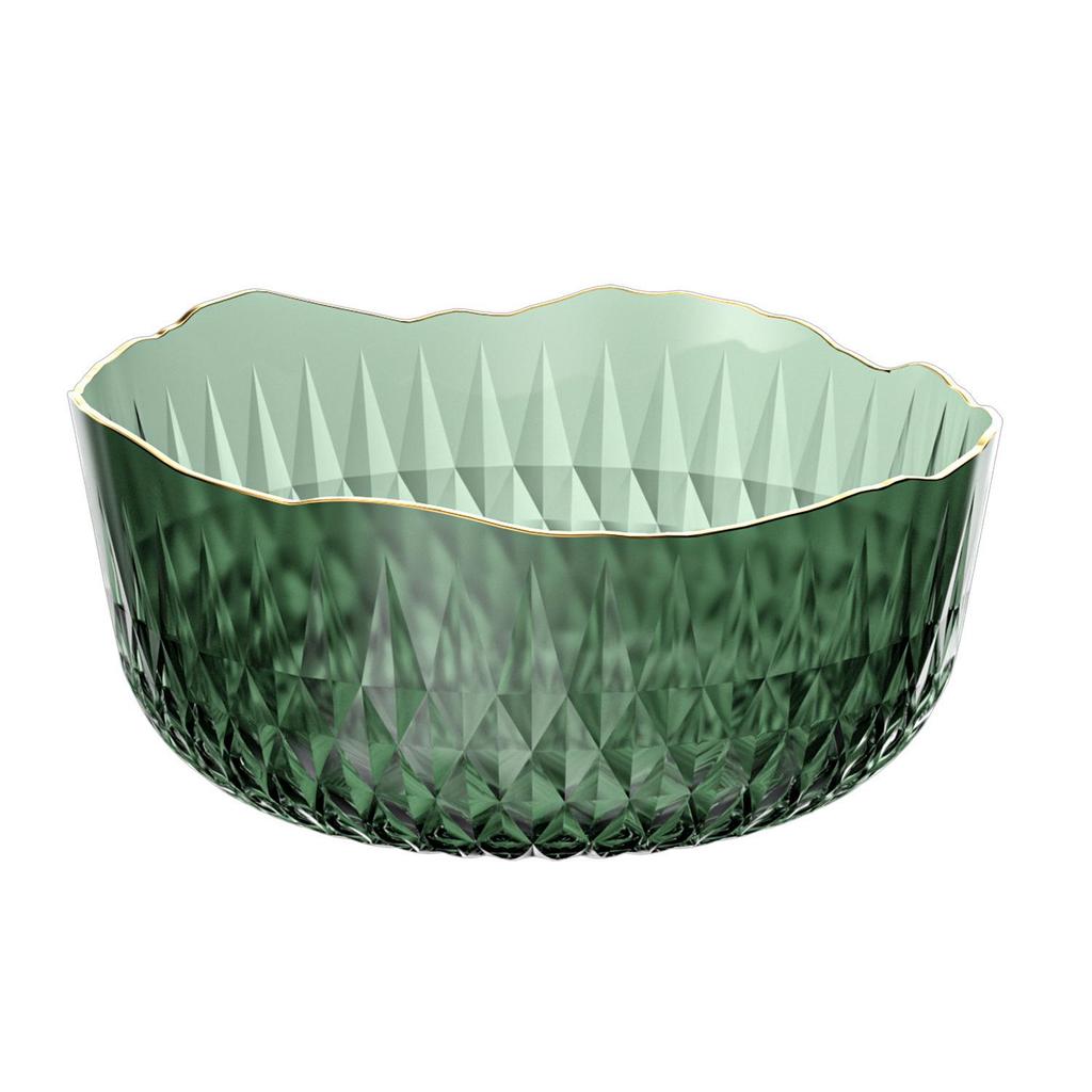 Nordic Style Gold-Rimmed Salad and Dessert Bowl Set