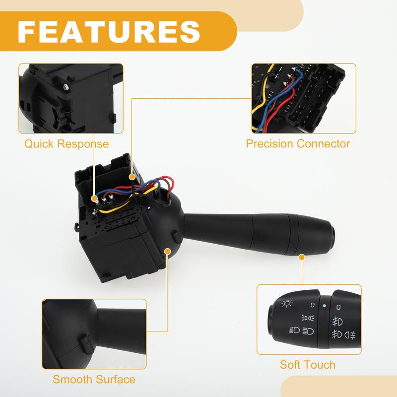 X Autohaux Steering Column Turn Signal Switch Lever No.8201167988 Multifunction Combination Switch for Dacia Dokker Duster Logan