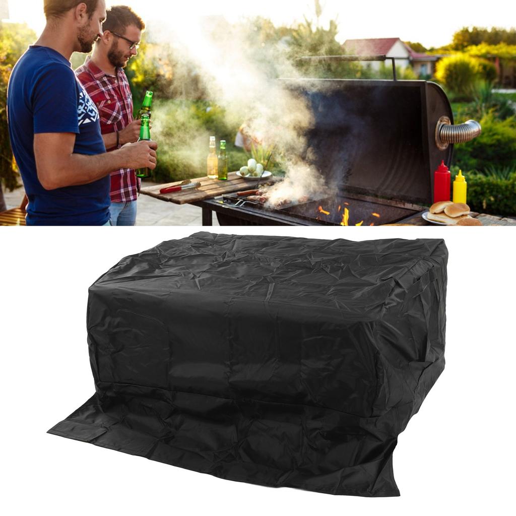 BBQ Grill Cover Waterproof Oxford Cloth Outdoor Rainproof Dustproof Sunproof Built in Grill Top Cover Grill Cover