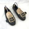 MIUMIU Leder Ballerinas 36.5 23-23.5 Schwarz(GEBRAUCHT)