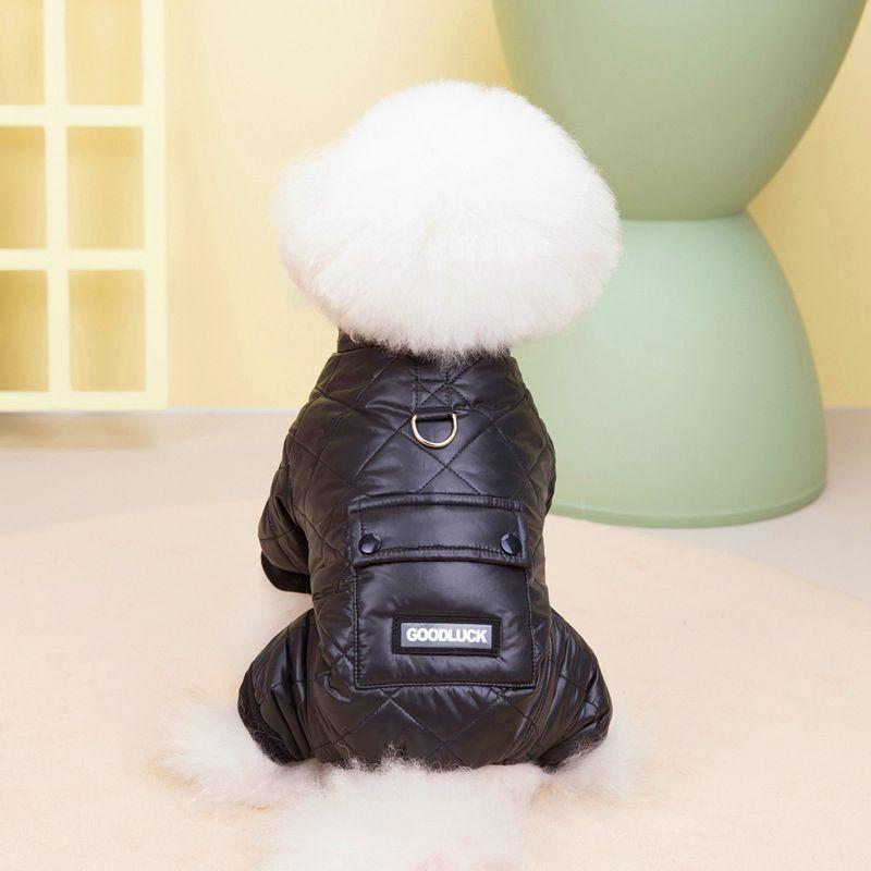 Waterproof Puppy Overalls Boy Dog Jumpsuit Winter Fleece Dog Clothes for Small Dogs Pet Jacket Chihuahua Costume Yorkie Pug Coat