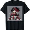 Gothic Wonderland_ Camiseta com Design de História de Bebê Gótico de Natal
