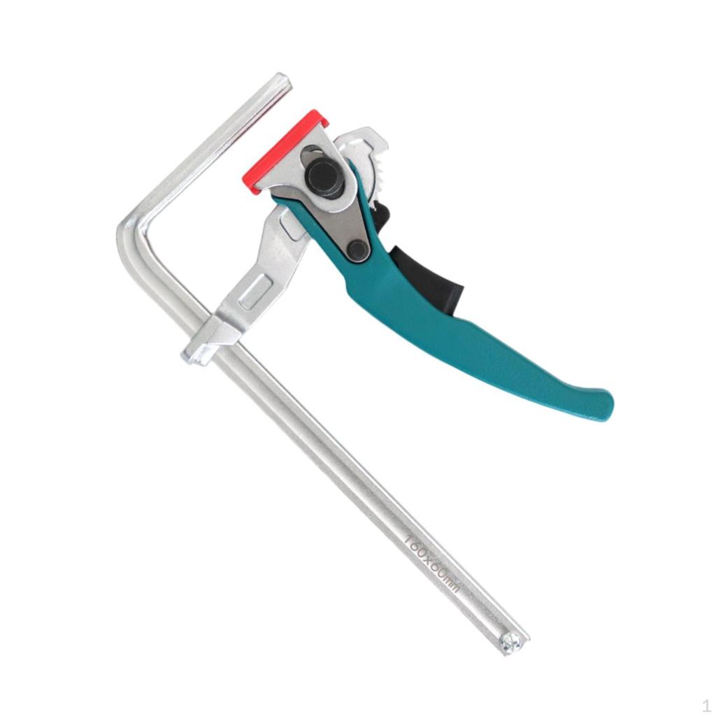 Multi-Angle Clamping Tool for Woodwork with Ratchet Guide Rail