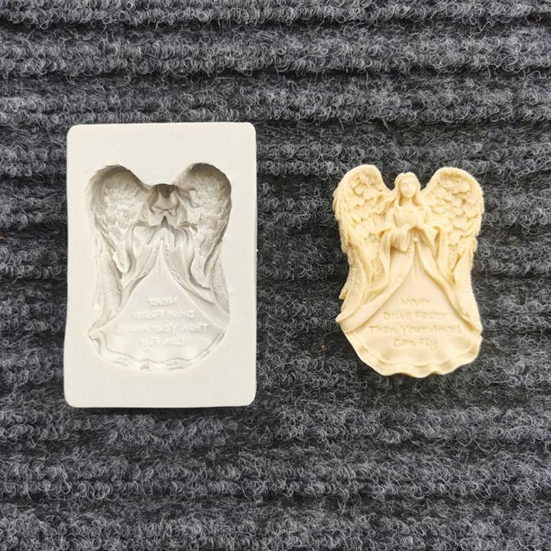 Angel Fairy Resin Epoxy Mold Jewelry Pendant Crystal Casting Making Silicone Mold for DIY Craft Tool Cake Decor Mold