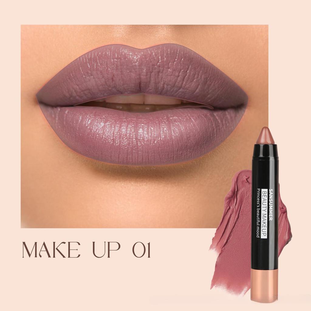 Rossetto idratante glitterato lucido Rossetto impermeabile resistente Lucidalabbra opaco perlato ad alta pigmentazione Regalo di trucco perfetto per le donne