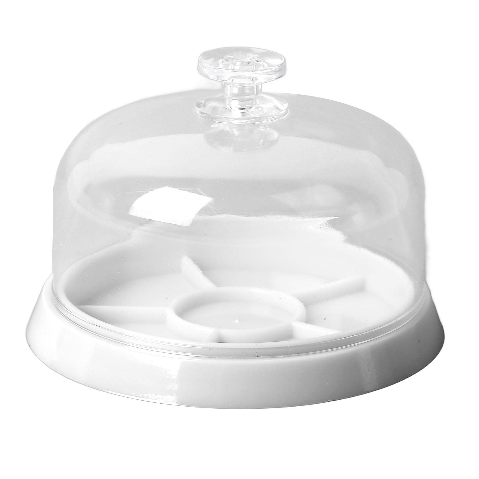 

Поднос для часового механизма Пылезащитный аксессуар для хранения Детали часов Пылезащитная крышка для семьи школы белый