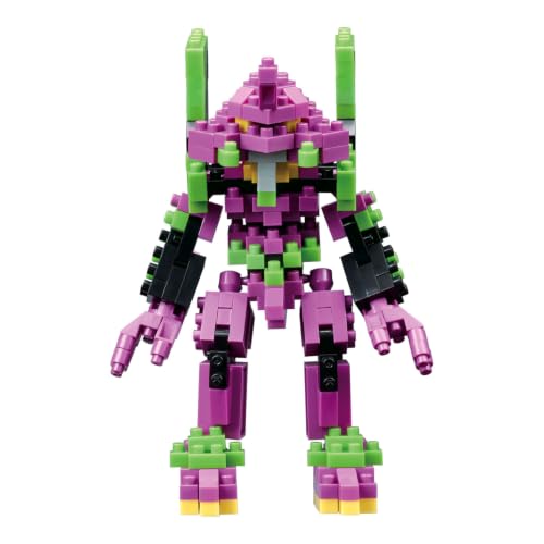 Kawada Nanoblock Evangelion Unit-01 NBCC_283 3 x 10.5 x 18 cm Ages 12 and up Interior Decor Hobby NBCC_283