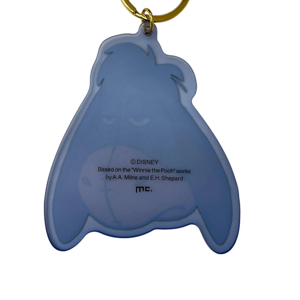 Marimo Craft Winnie the Pooh Funny Face Friends Series Dyed Acrylic x Keychain, Eeyore, W87.3 H85.8mm (approx.), MCPH-296