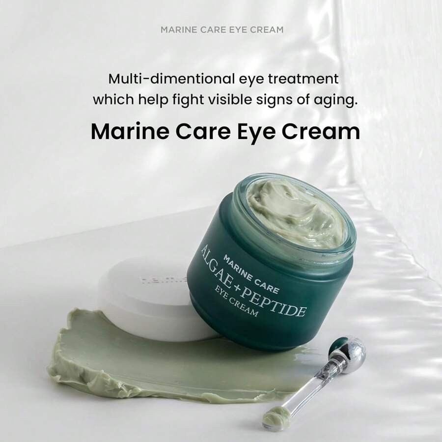 Heimish Marine Care Eye Cream 30ml, Anti Aging Under Eye Cream,Rich Hydrating Formula With Peptides,Niacinamine For Dark Circles, Puffiness &