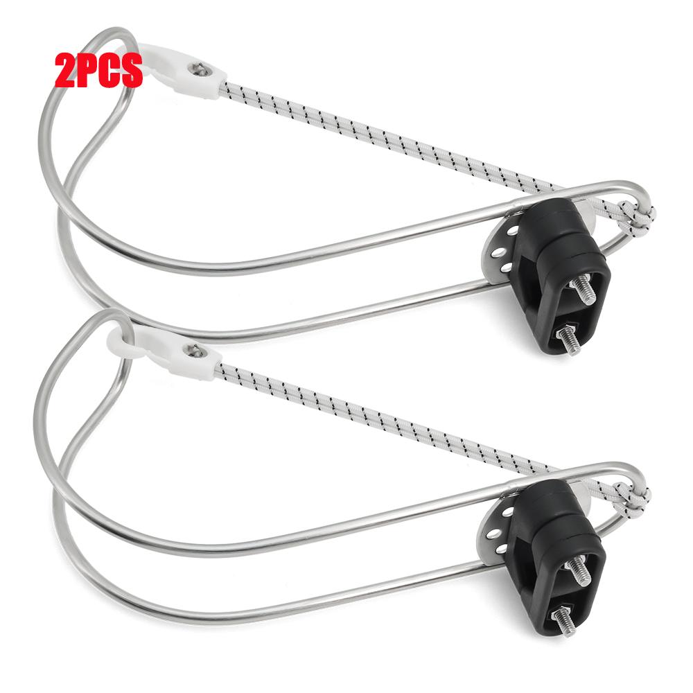 1/2Pcs 316 Stainless Steel Lifebuoy Bracket for Boat Marine Horseshoe Life Buoy Bracket Swimming Ring Holder Yacht Accessories