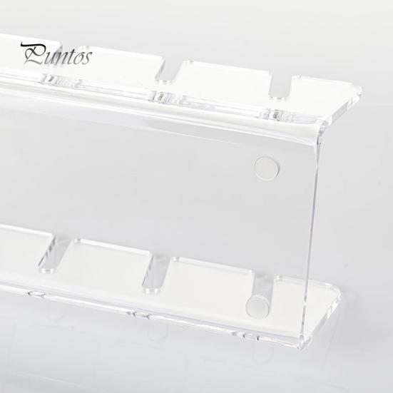 Hutaufbewahrungshalter für 7 Hüte, Acryl-Präsentationsständer für Baseballkappen. Installationsfreier Hut-Organizer für Wohnzimmer, Schlafzimmer, Schrank, Kommode