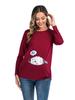 European & American 2020 Maternity Printed Long Sleeve T-Shirt