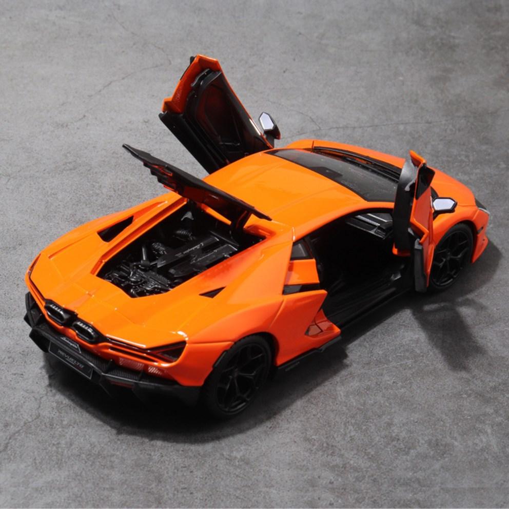 Bburago 1:24 Lamborghini Revuelto Orange Diecast Car Model