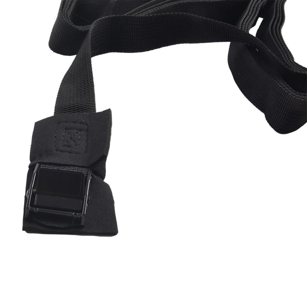 Tie Down Buckle Car Roof Rack Luggage 4PCS 9.8ft Black