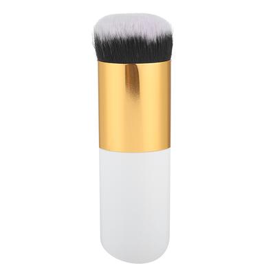 Runder Kopf Foundation Puder Pinsel BB Cream Kosmetik Pinsel Make-up Werkzeug (Weißes Gold)