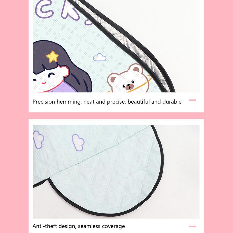 Snow Windshield Cover Cartoon Pattern Automotive Windshield Snow Covers Multi-purpose Car Accessories For Cars Trucks SUV MPV