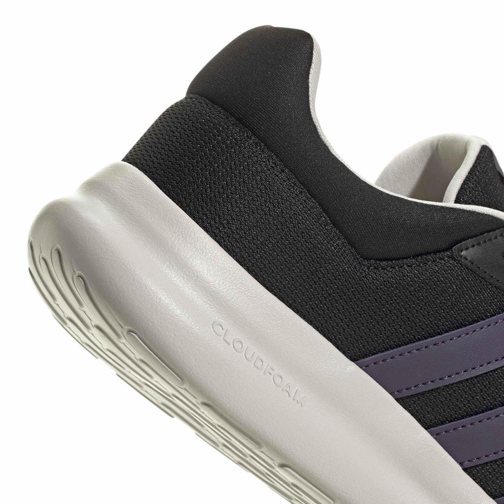 Adidas Light Racer Unisex Core One Size cm 4.0 Sneakers, Adult, NLD67, Black/Aurora Plum/Grey (JR8543), 26.0