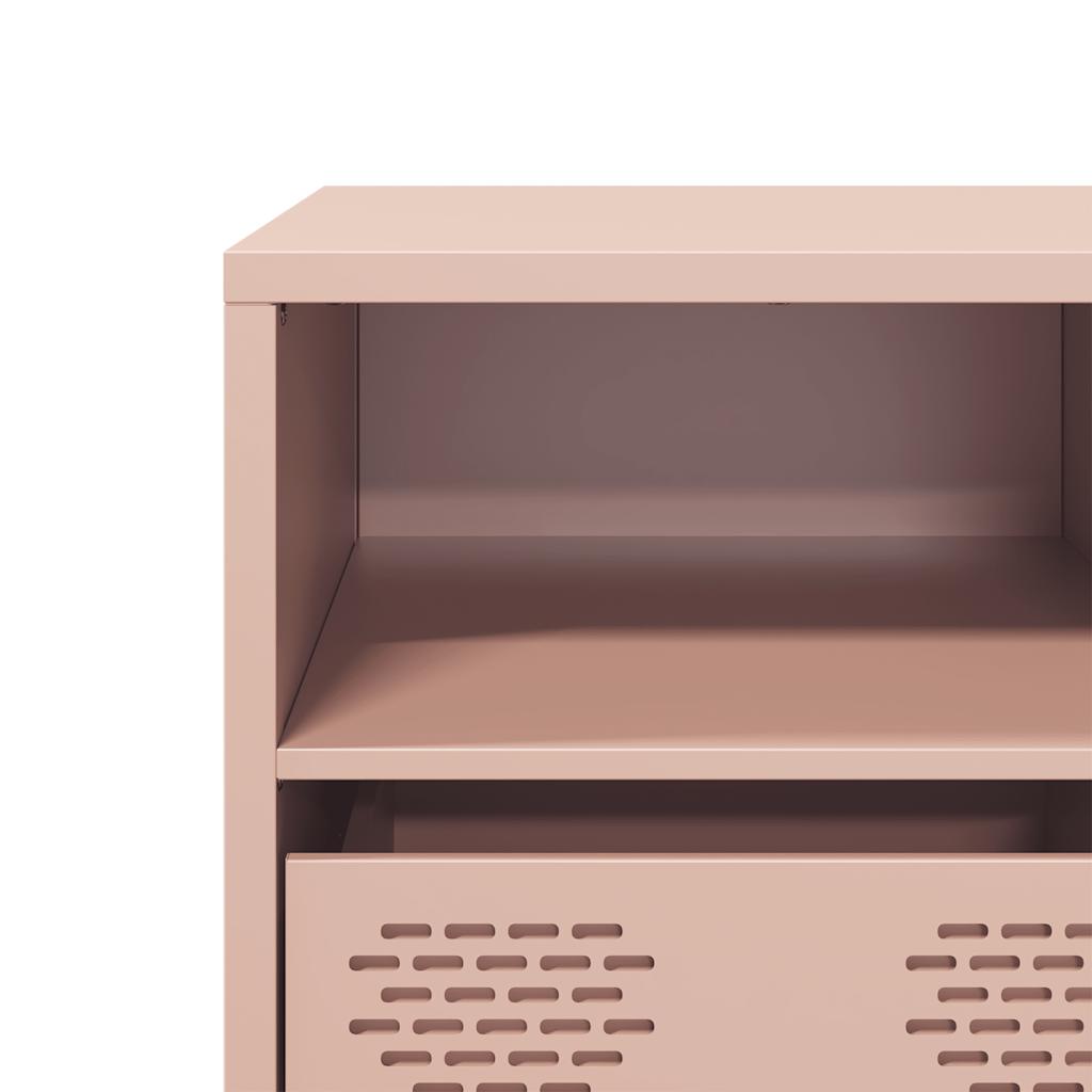Pink TV Cabinet 135 X 39 X 43.5 Cm Cold Rolled Steel