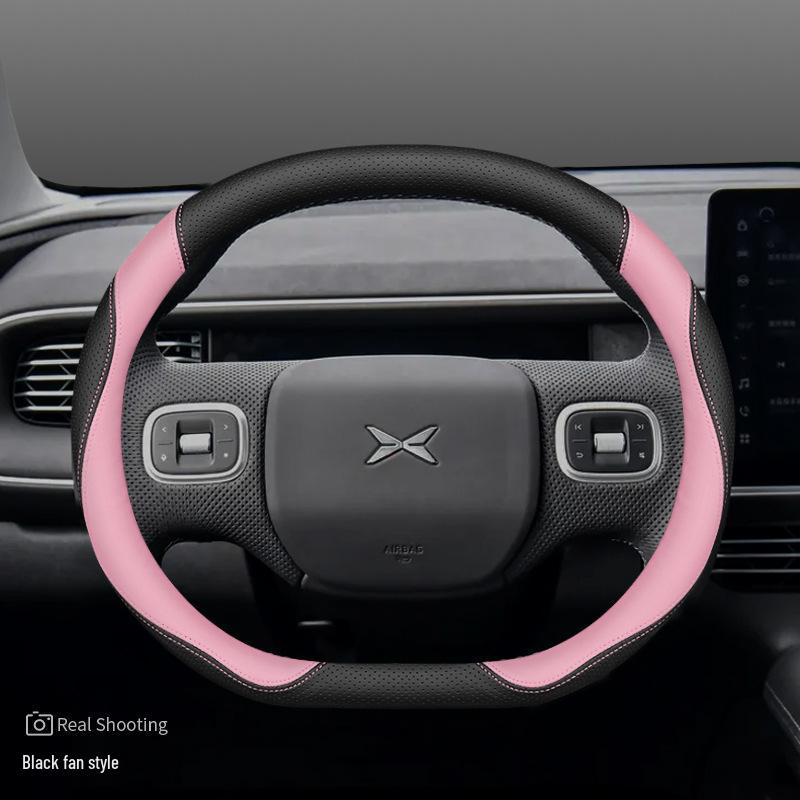 2023 Xiaopeng G6 Genuine Leather Steering Wheel Cover - Ultra-thin, Fits 22/23 New P7, P5, G3, G9