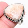 Scolecite Gemstone 925 Silver Jewelry Ring Size 9