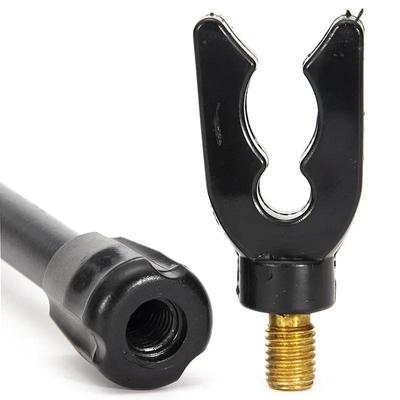 Support de pêche européen en silicone Tête Luya Lumineuse Support de canne à pêche Griffe Tête de mât Cadre de mât à batterie Accessoires d'équipement Vente en gros