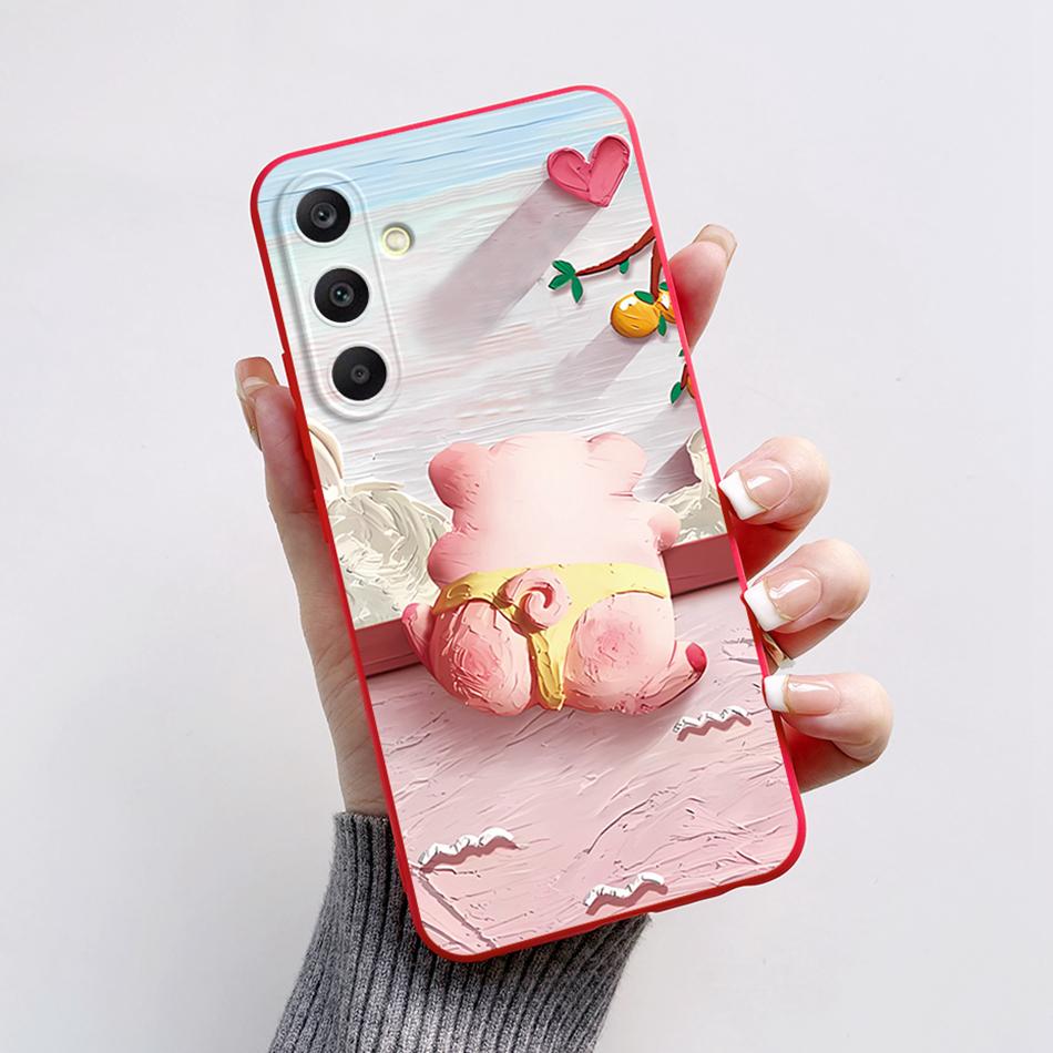 For Samsung Galaxy A25 2023 Case SM-A256B Cover Astronaut Soft Silicone Funda For Samsung A55 A35 A25 5G A 25 Protector Bumper