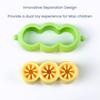 Interactive Treat Dispensing Dog Toy Pea Shaped Puzzle Slow Feeder for IQ Training Mental Stimulating Pet Enrichment Toy for Large Medium Small Dogs