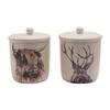 Meg Hawkins Storage Canister - Stag 14 x 14 x 13cms