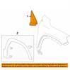 Front Left Side Fender Corner Trim Molding For Gmc Terrain 2018-2022 84107336