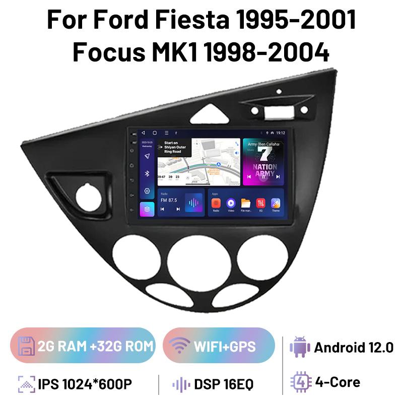 Car Radio 7inch Autoradio for Ford Fiesta 1995-2001 Focus MK1 1998-2004 Multimedia Video Car Radio Player DSP Carplay Android