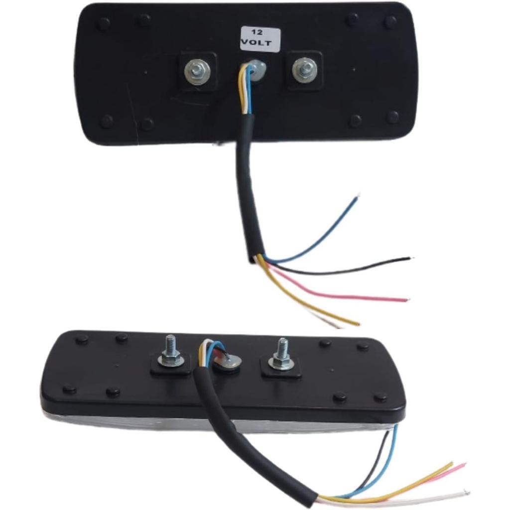 APSMOTIV Bajato Paar LED-Rückleuchten Baugruppe Rückleuchte Geeignet für Mahindra Jeeto Minilaster