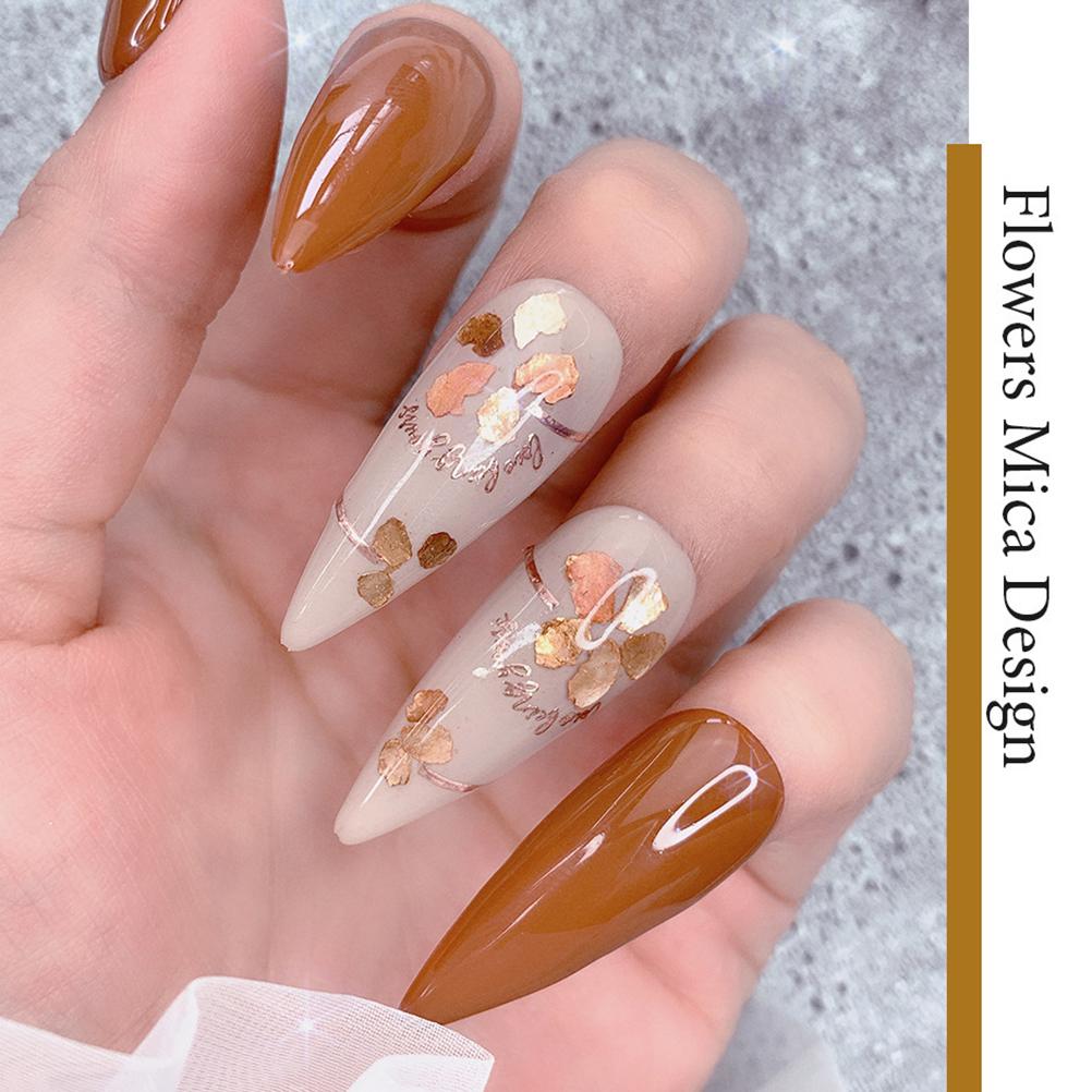 Mica Nails Glitter Flakes Nail Art Irregular Sequins Autumn Winter Japanese Nail Art Decoration
