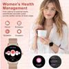 2025 Ny Smartklokke for Kvinner Gave 1,43 Tommers Full Touchskjerm Sports- og Treningsklokker Bluetooth-samtaler Digital Smartklokke Damer