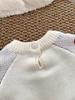 2026 Girls' 100% Cotton Knit Bodysuit - Autumn/Winter Romper Sweater for Photos and Outings