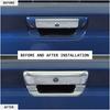 Rear Door Tailgate Handle Cover Trim Decor Chrome For Dodge Ram 1500 18+Exterior