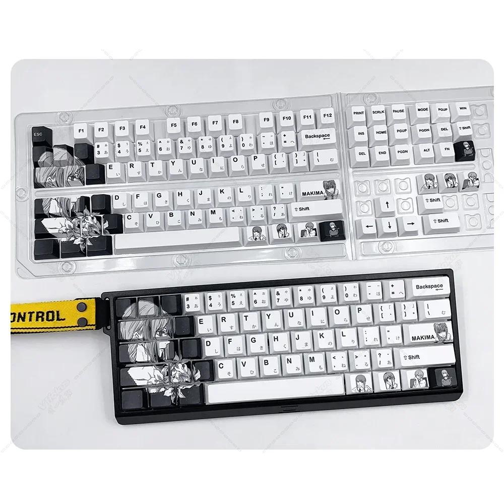 Xiaomi 106 Keys, Anime Resser Themed Japanese Keycaps PBT Cherry Contour for Cherry MX 61 68 86 Mega Lion Wooting Mechanical Keyboard