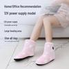 Unisex Electric Heated Indoor Cotton Slippers for Warmth