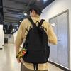 Schoolbag Simple Large-capacity Backpack Female Junior High School High School College Student Class Schoolbag Male Commuter Leisure Travel Backpack