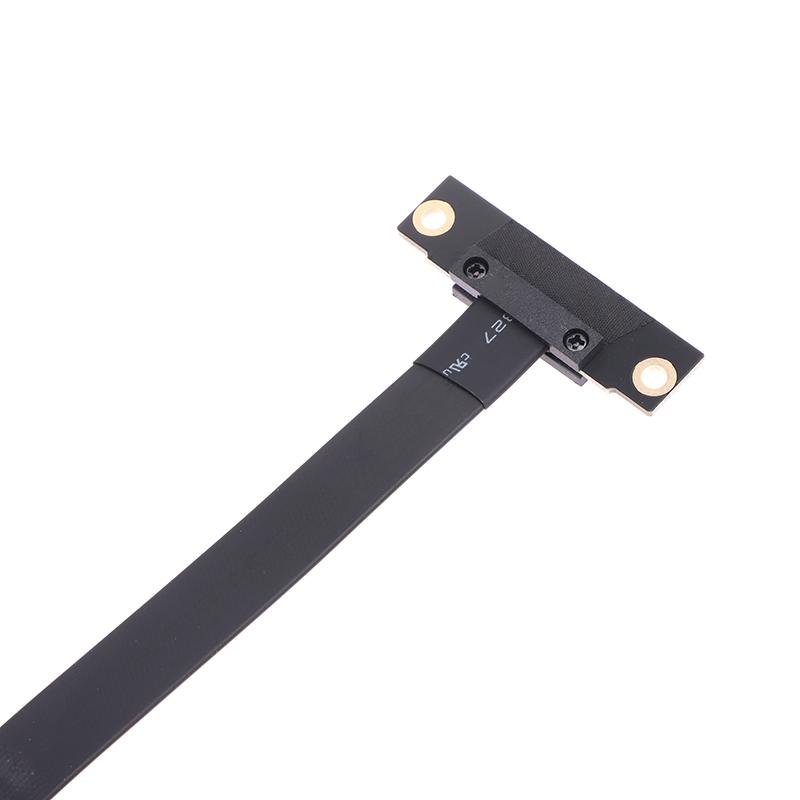 Pci-E 3.0 1X Riser Cable Dual 90 Degree Right Angle Pcie 3.0 X1 To X1 Extension Cable 8Gbps Pci Express 1X Riser Card